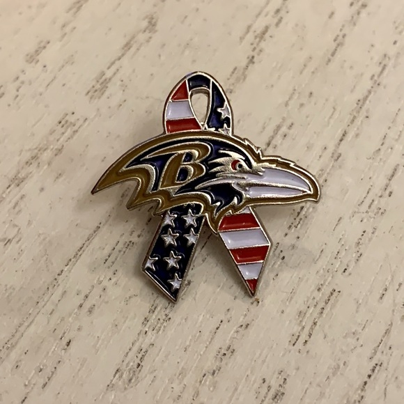 Other - Baltimore Ravens American Flag Ribbon Pin